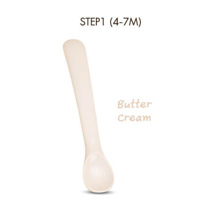 ช้อนป้อนอาหารปลายซิลิโคน POLED สเต็ป1 (4-7M) BCR_0